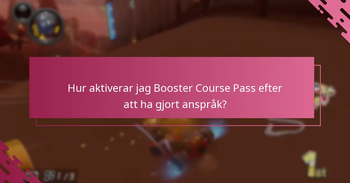 Vem är berättigad att göra anspråk på Booster Course Pass?
