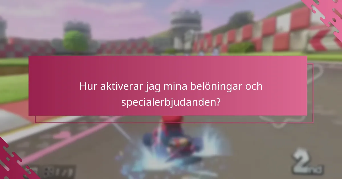 Vilka specialerbjudanden är för närvarande tillgängliga för inlösen?