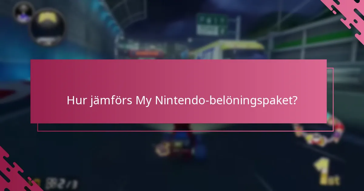Vilka begränsningar finns för inlösen av My Nintendo-belöningar?